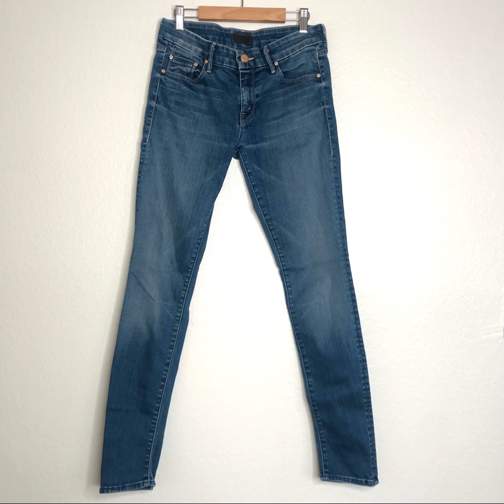 MOTHER The Looker Mid Rise Skinny Jeans